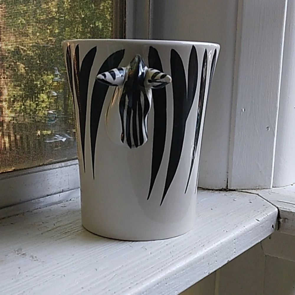 Pier 1 Zebra Mug